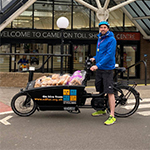 Cycling Scotland staff get on their bikes to support homeless during lockdown